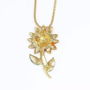 Betsey Johnson Jewelry - Betsey Johnson Sunflower 🌻 Necklace & Brooch Betsey Johnson Jewelry - Betsey Johnson Sunflower 🌻 Necklace & Brooch
